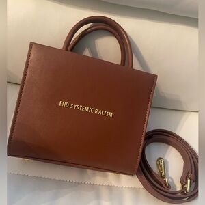 Brandon Blackwood Cognac Apple Leather ESR Tote